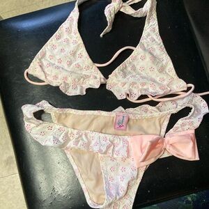 Floral Pink Bikini Set